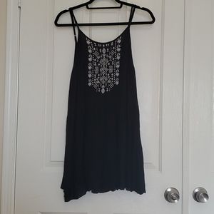 Flowy black dress